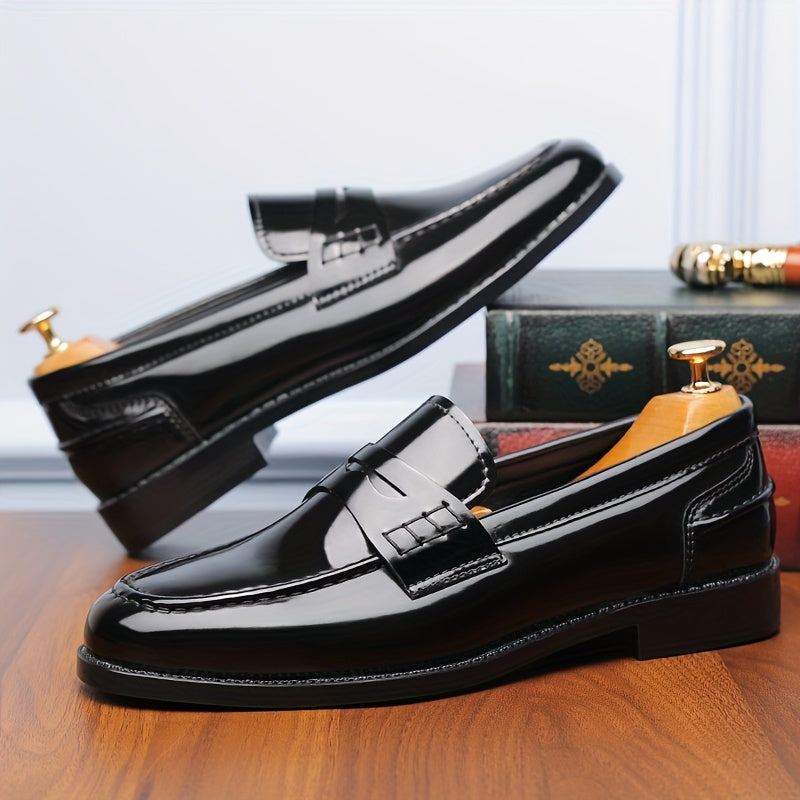 Herren Patent Leder Loafers – Stilvolle und Bequeme Slip-On Schuhe