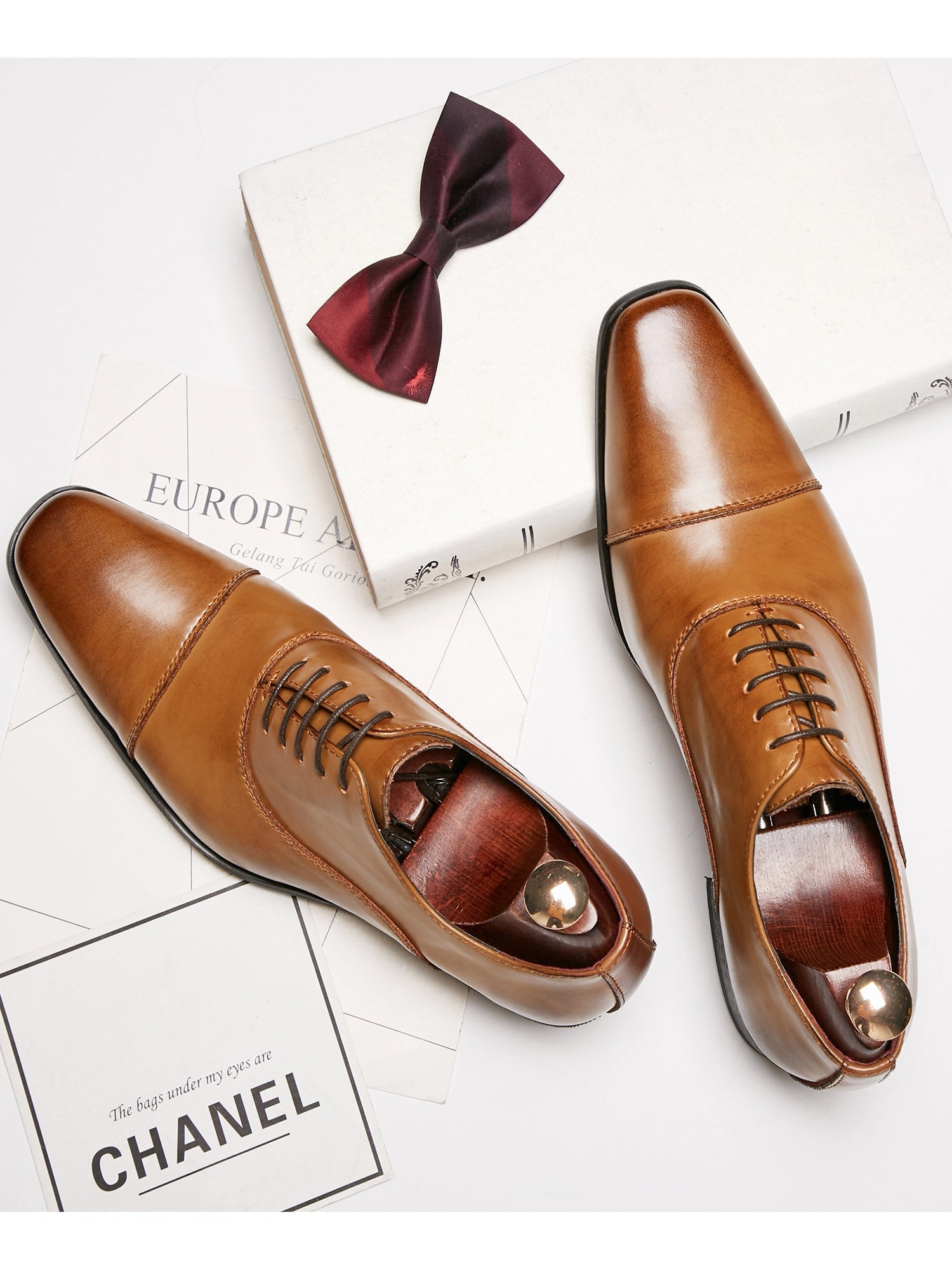 Herren Leder Oxford Schuhe – Klassische Formelle Anzugschuhe