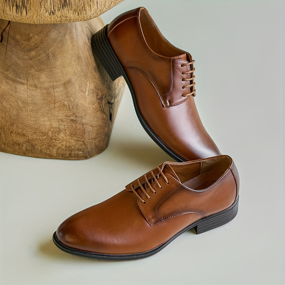 Herren Leder Dress-Schuhe – Klassische Schnürformelle Schuhe
