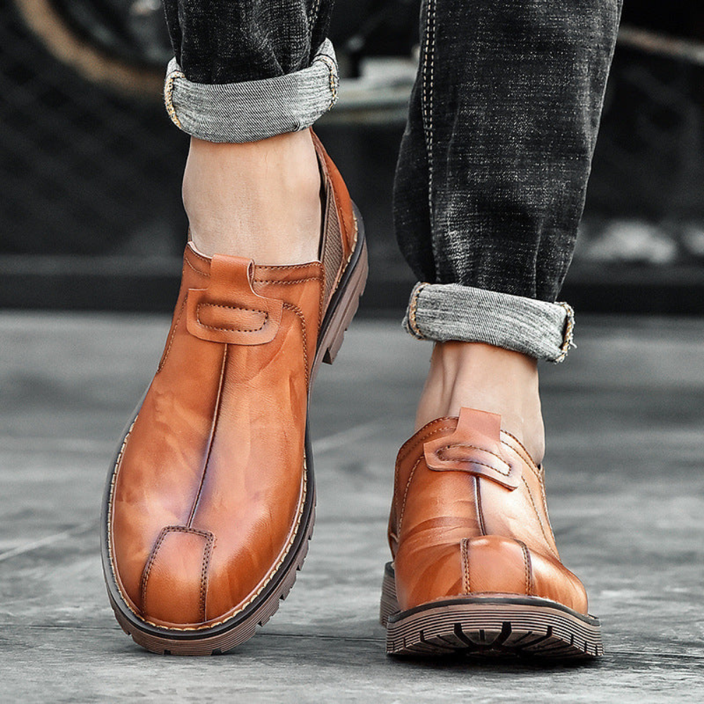 Herren Slip-On Dress-Schuhe – Bequeme und Lässige Schuhe