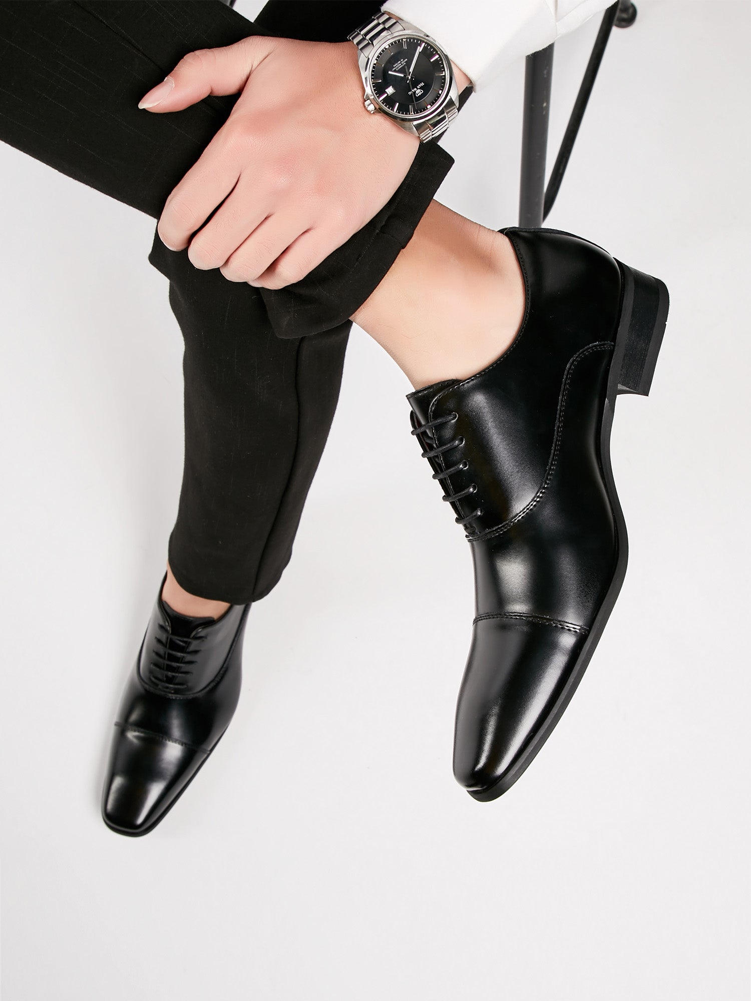 Herren Leder Oxford Schuhe – Klassische Formelle Anzugschuhe