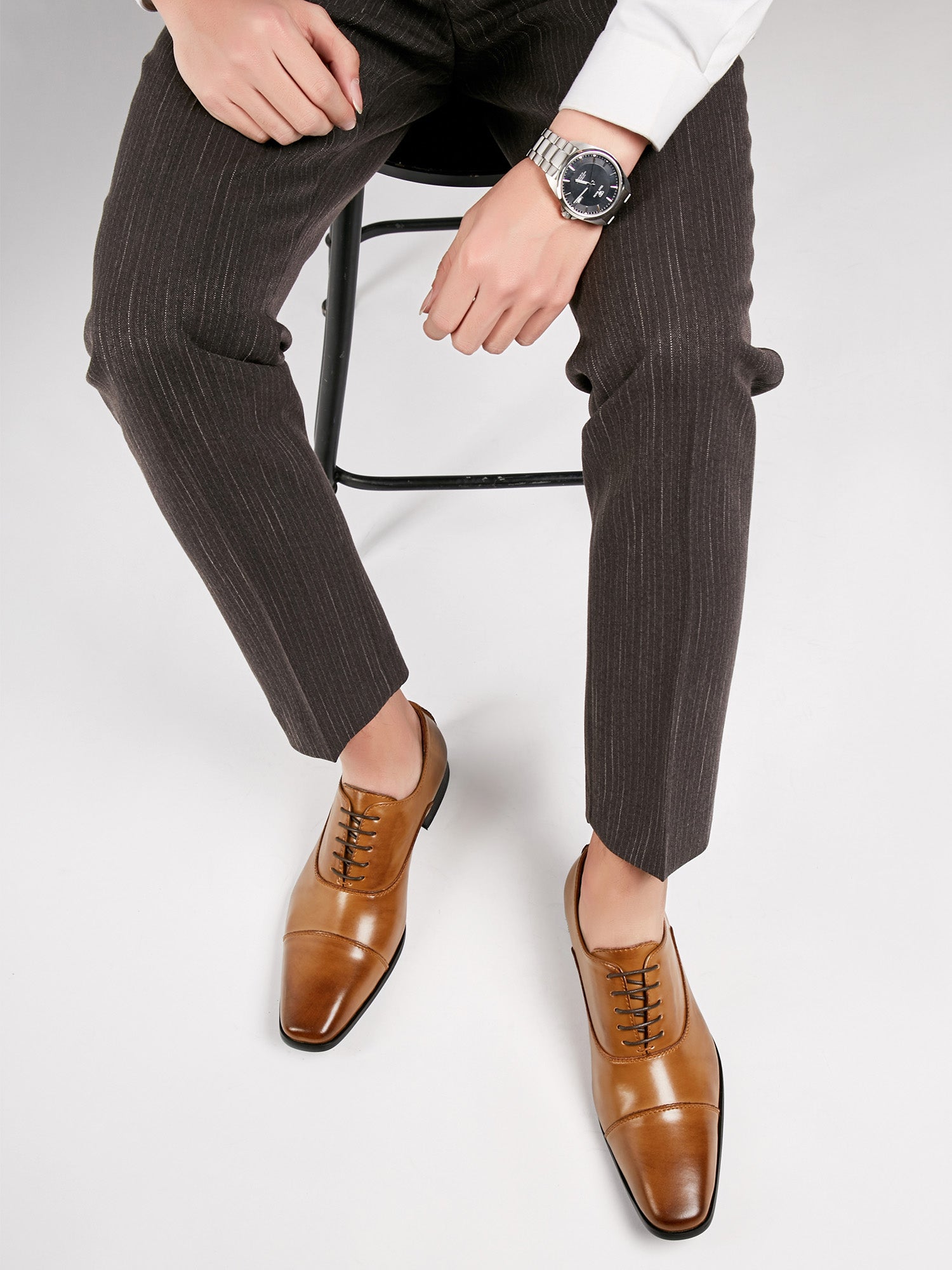 Herren Leder Oxford Schuhe – Klassische Formelle Anzugschuhe