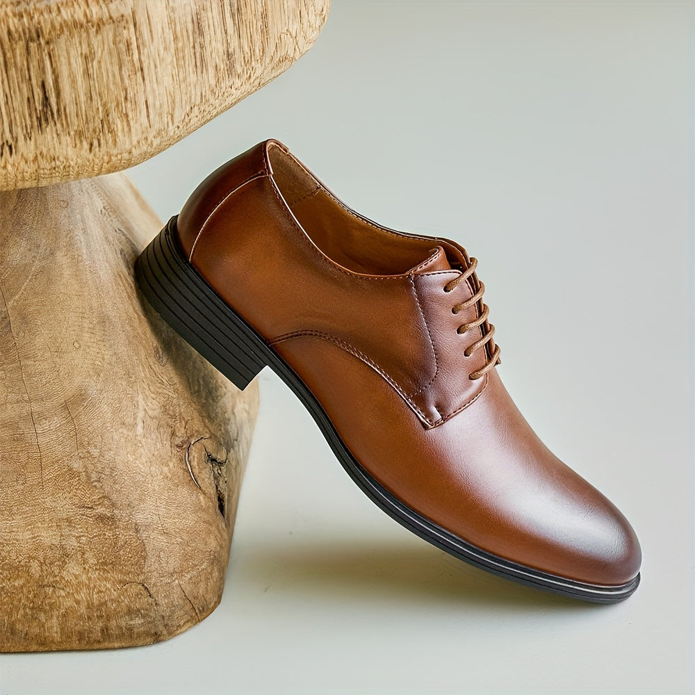 Herren Leder Dress-Schuhe – Klassische Schnürformelle Schuhe