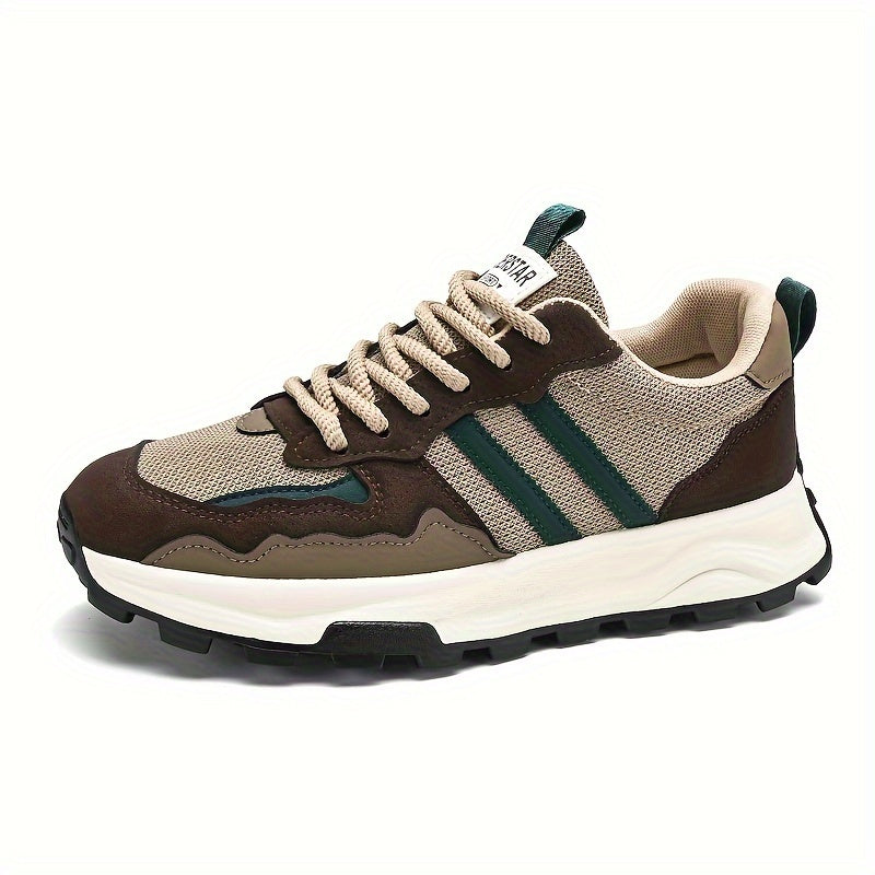 Herren Trail-inspirierte Sneaker – Retro-Runner in Erdton