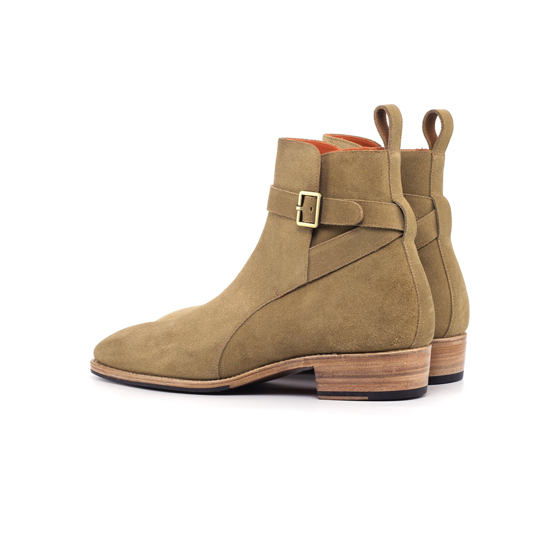 Herren Wildleder Chelsea Boots – Stilvoll und Bequem mit Schnallen-Detail