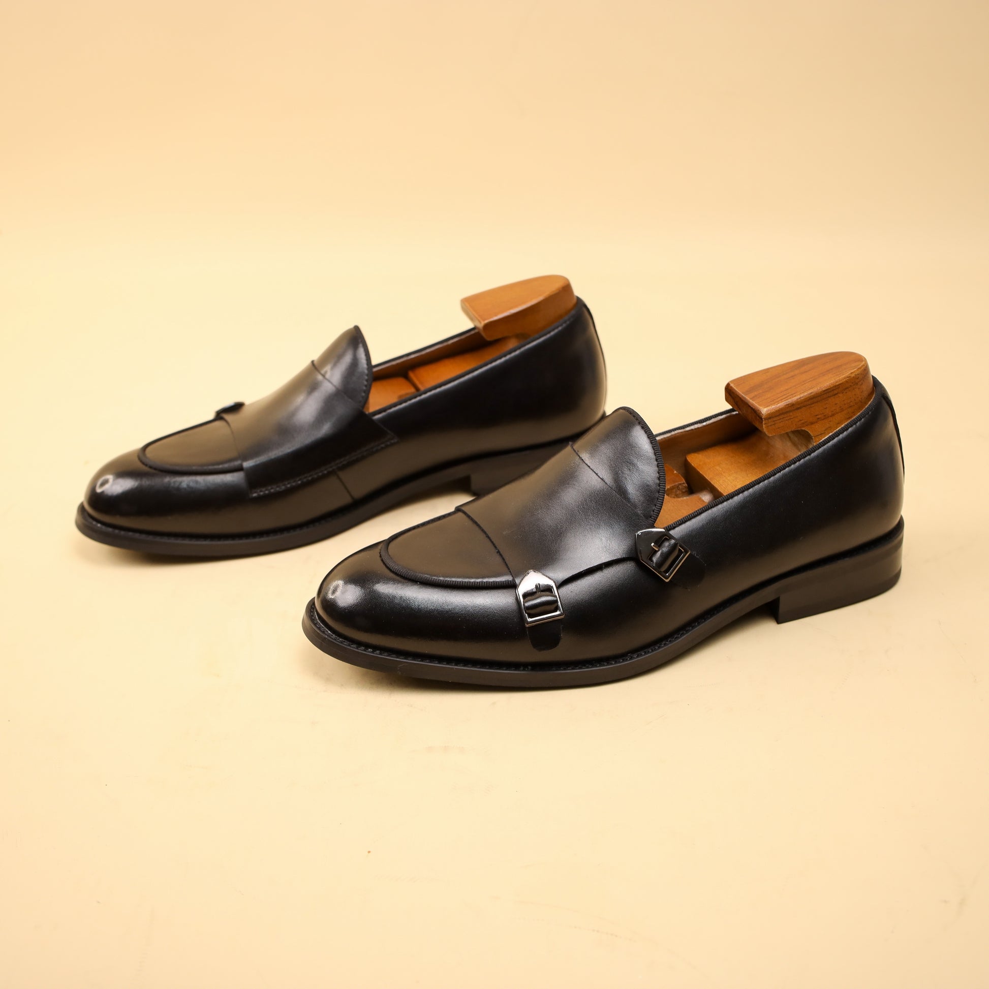 Herren Leder Monk Strap-Schuhe – Elegante und Stilvolle Formelle Schuhe