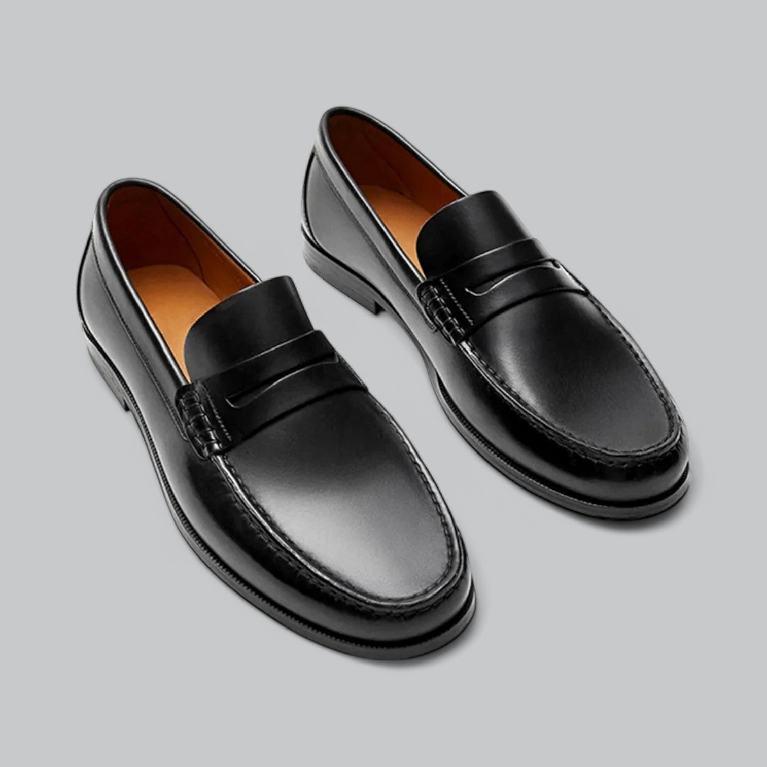 Herren Klassische Lederloafer – Elegantes Penny-Design
