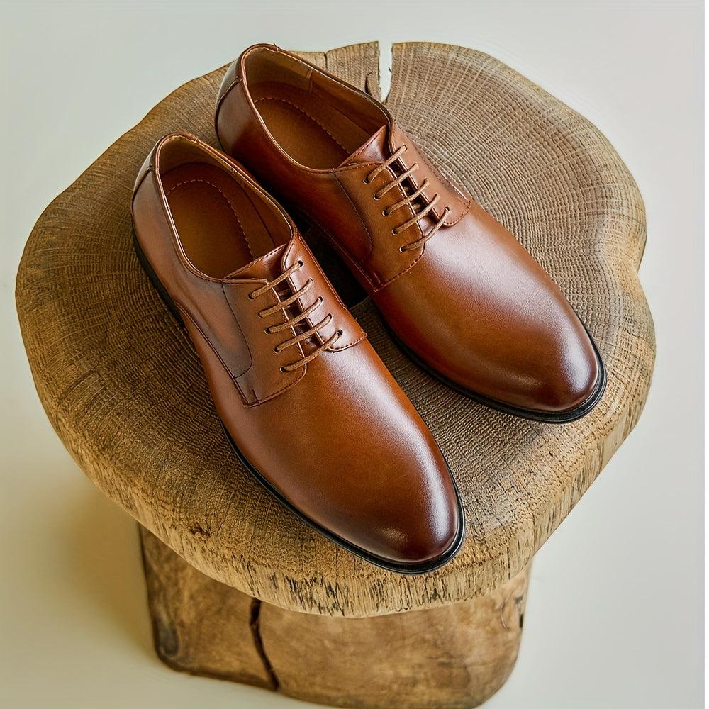 Herren Leder Dress-Schuhe – Klassische Schnürformelle Schuhe