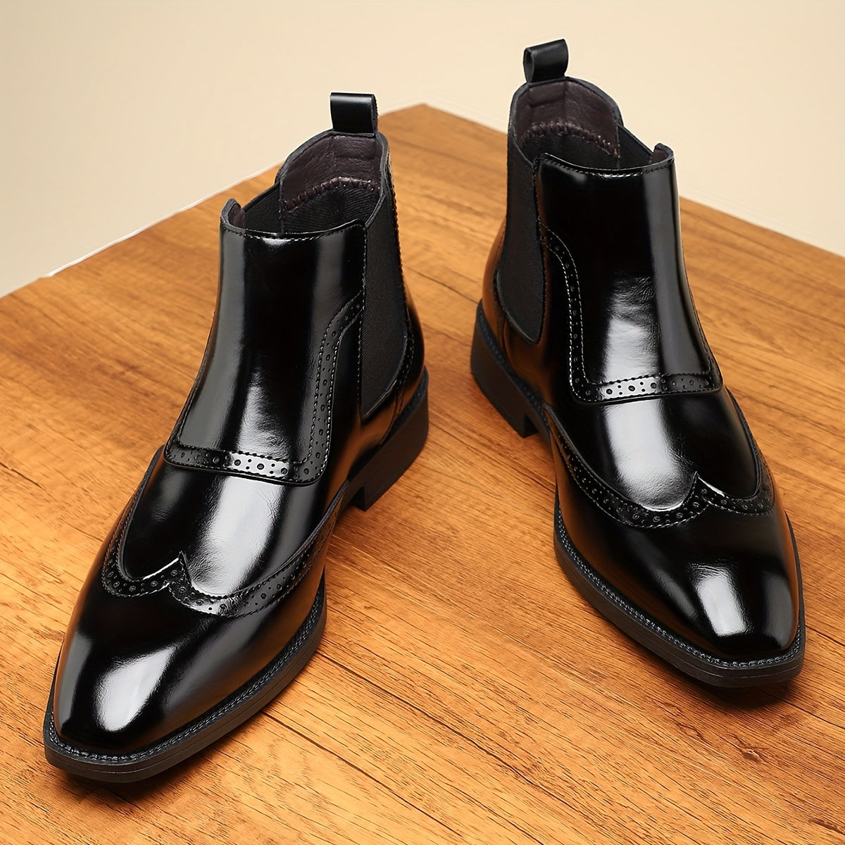 Herren Leder Chelsea Stiefel – Stylisch und Bequem