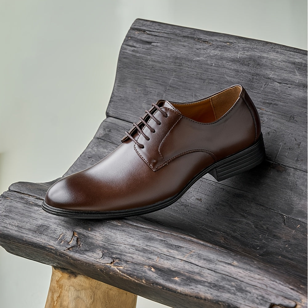Herren Leder Dress-Schuhe – Klassische Schnürformelle Schuhe