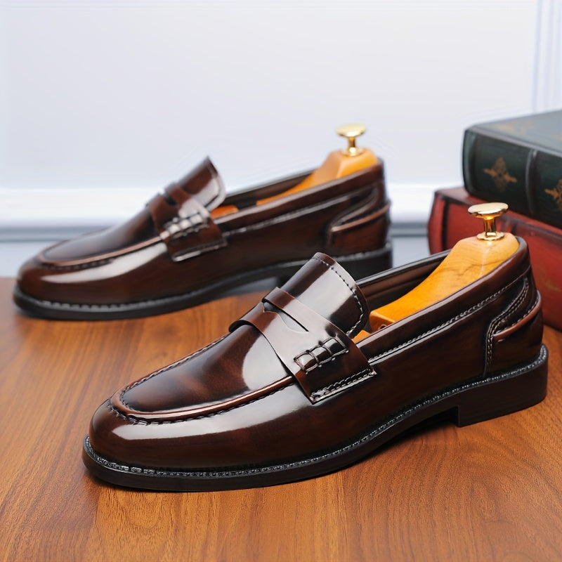 Herren Patent Leder Loafers – Stilvolle und Bequeme Slip-On Schuhe