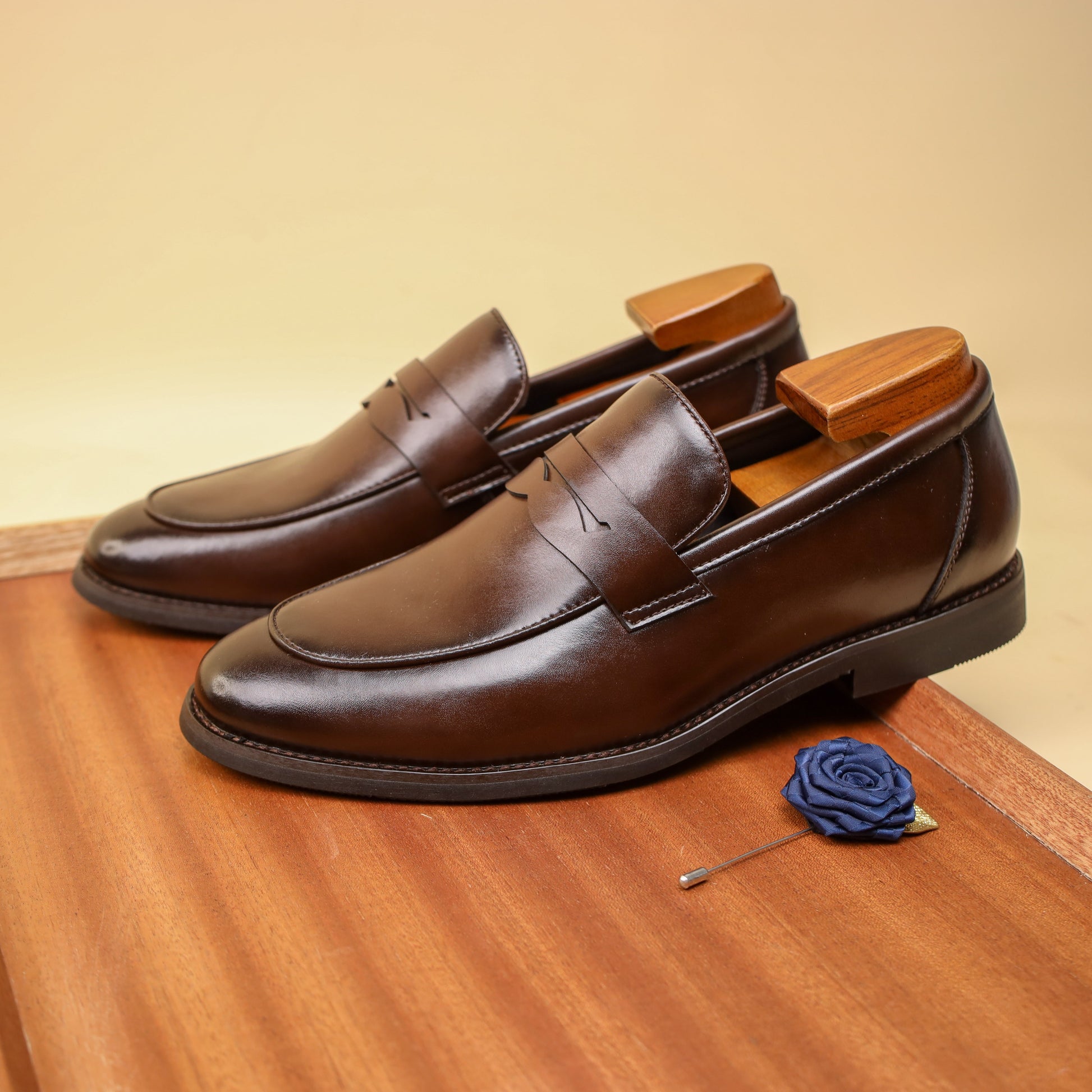 Herren Leder Loafers – Elegante und Bequeme Slip-On Schuhe