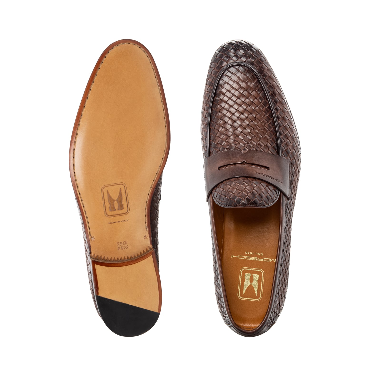 Herren Loafer aus Geflochtenem Leder – Elegantes Strukturdesign