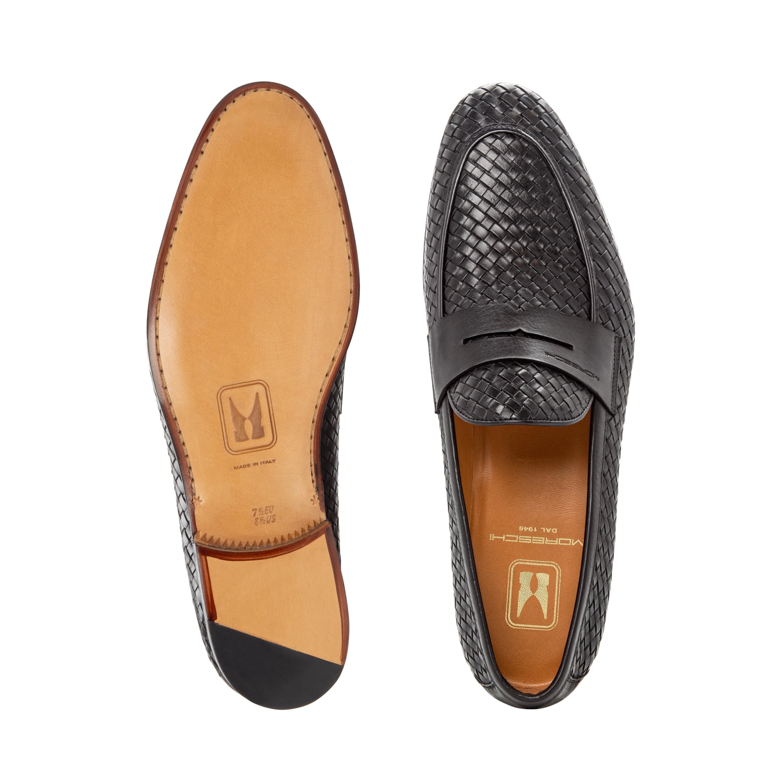 Herren Loafer aus Geflochtenem Leder – Elegantes Strukturdesign