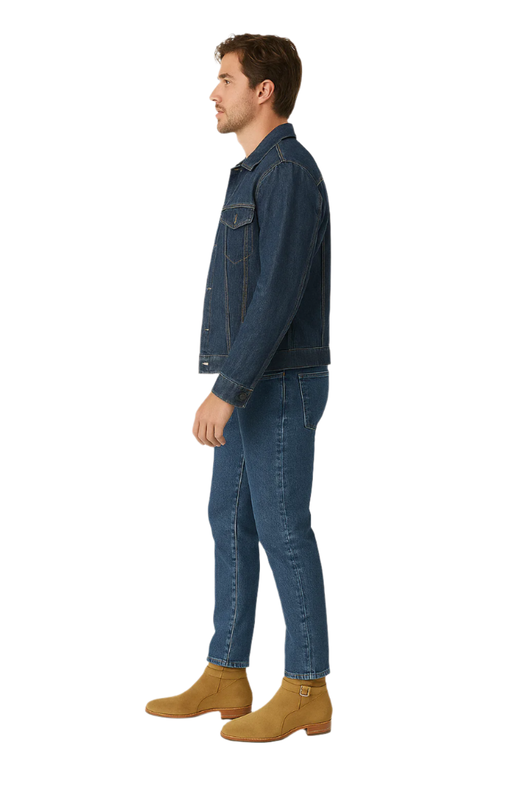 Herren Wildleder Chelsea Boots – Stilvoll und Bequem mit Schnallen-Detail