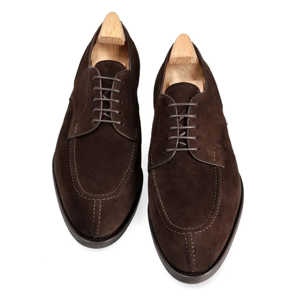 Herren Suede Derby-Schuhe – Stilvolle und Bequeme Formelle Schuhe