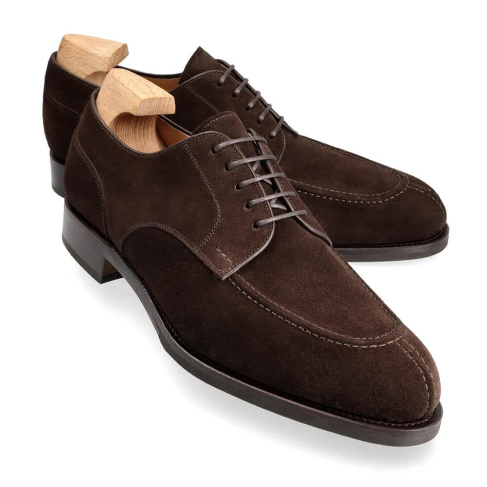 Herren Suede Derby-Schuhe – Stilvolle und Bequeme Formelle Schuhe