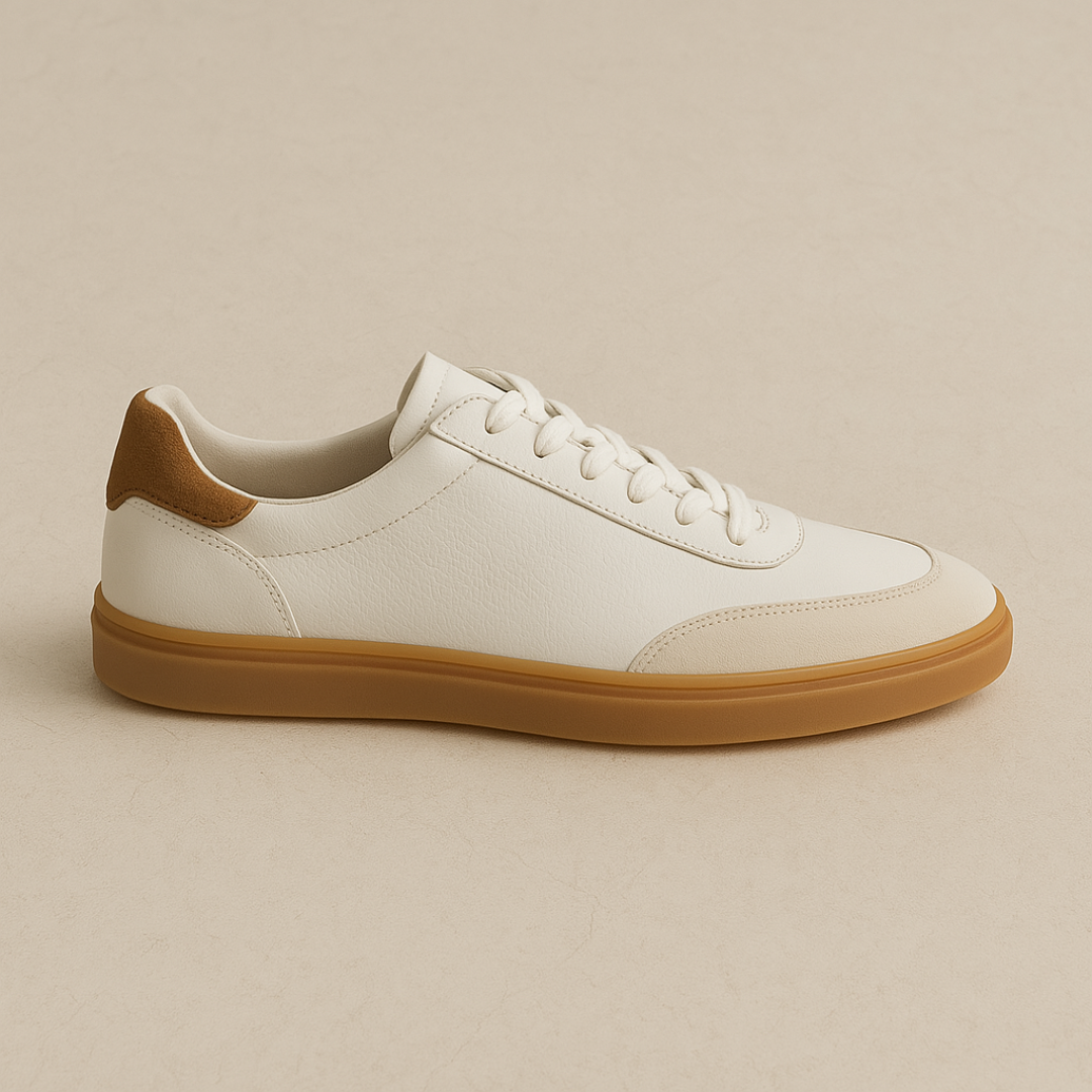 Elegante Herren Leder Sneakers – Bequeme Alltagsschuhe