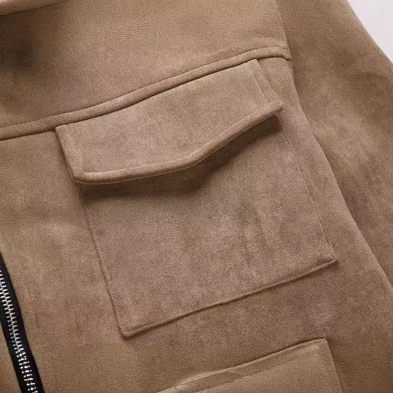 Herren Lässige Wildlederjacke – Stilvoll und Bequem für den Alltag