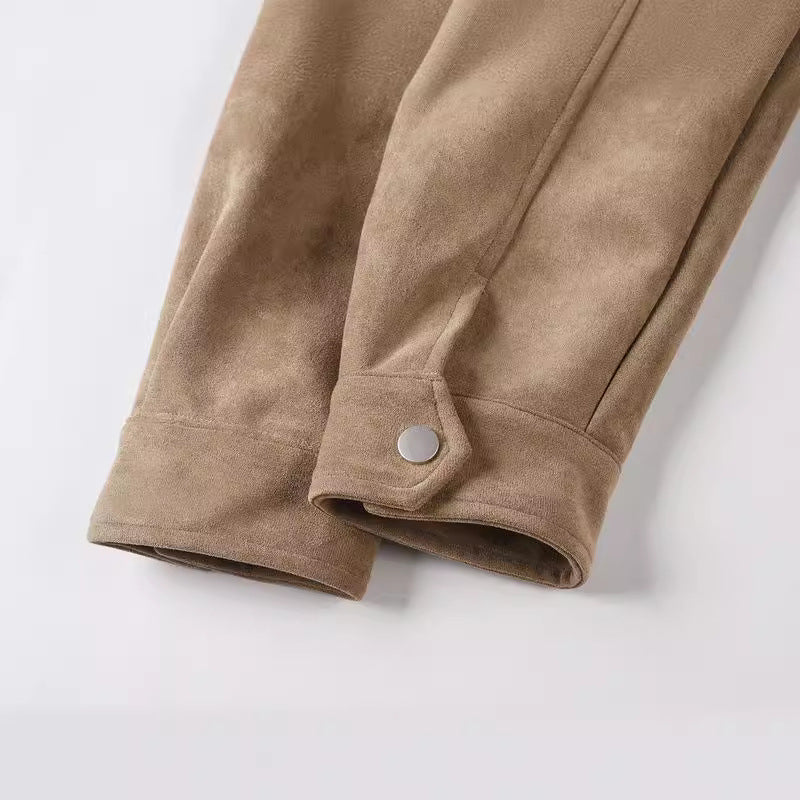 Herren Lässige Wildlederjacke – Stilvoll und Bequem für den Alltag