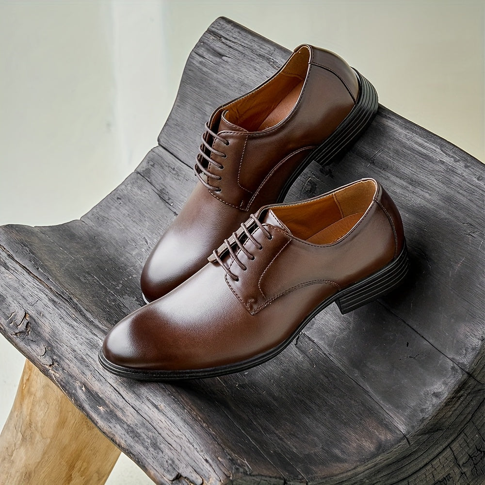 Herren Leder Dress-Schuhe – Klassische Schnürformelle Schuhe