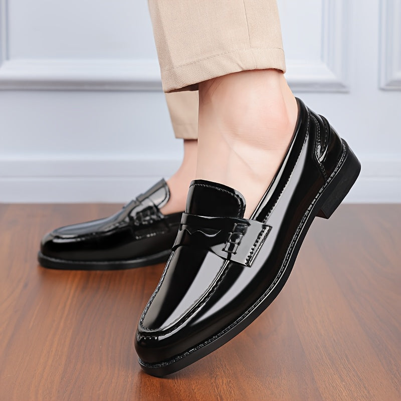 Herren Patent Leder Loafers – Stilvolle und Bequeme Slip-On Schuhe