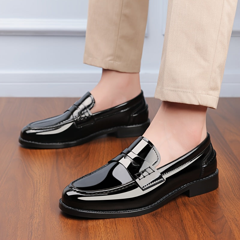 Herren Patent Leder Loafers – Stilvolle und Bequeme Slip-On Schuhe