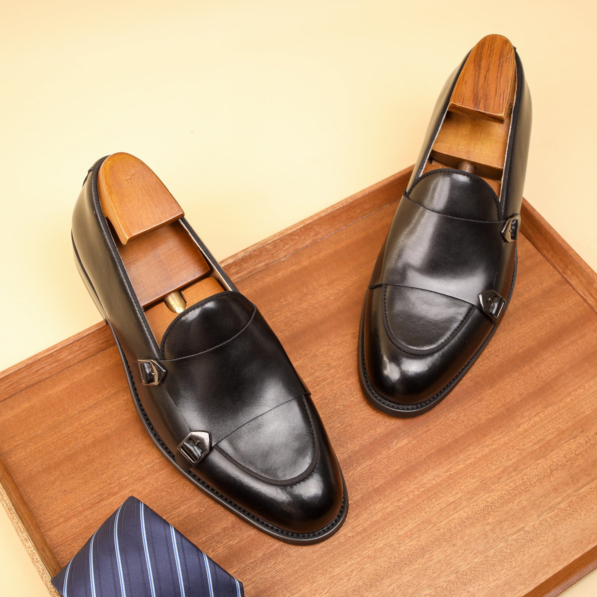 Herren Leder Monk Strap-Schuhe – Elegante und Stilvolle Formelle Schuhe