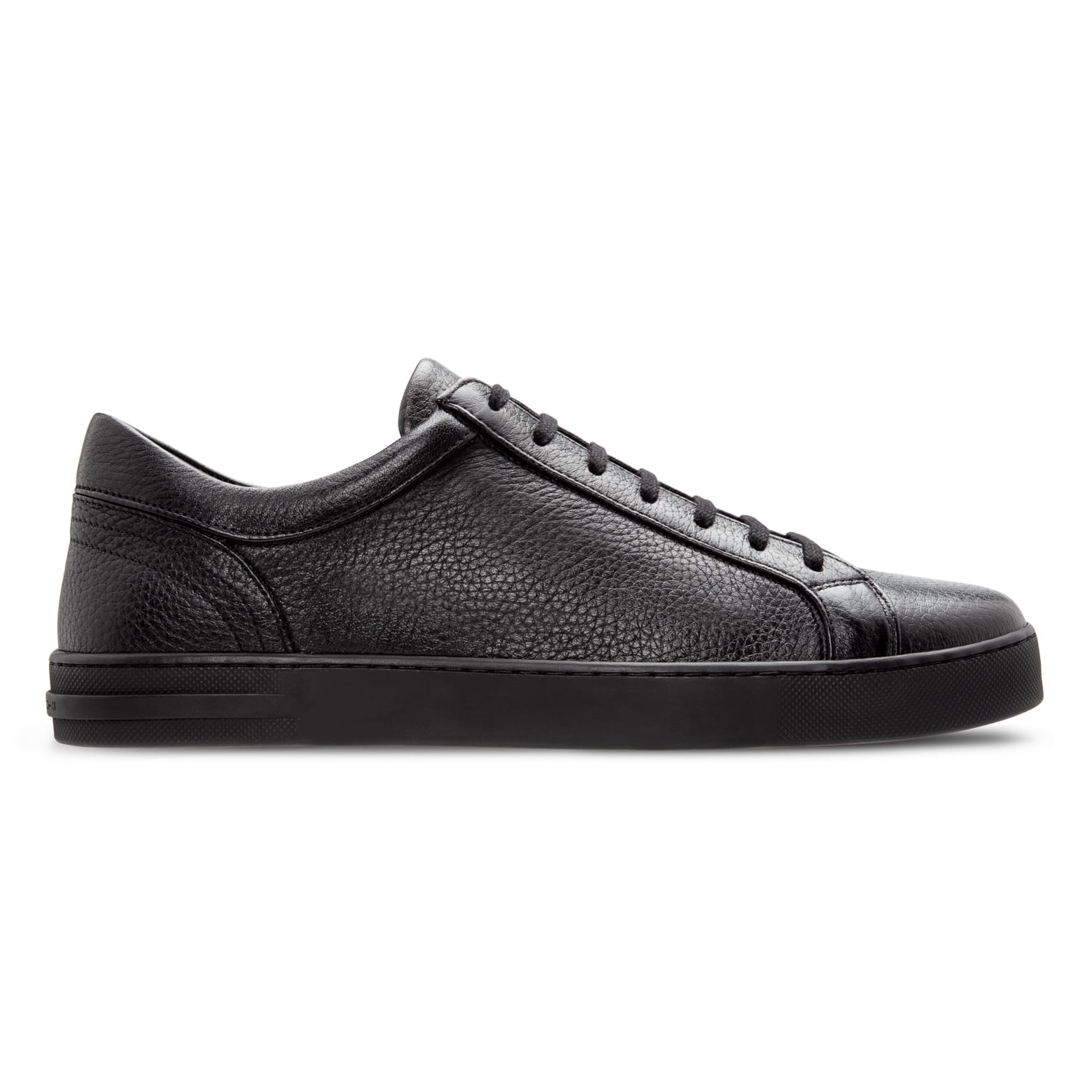 Herren Schwarze Ledersneaker – Eleganter Alltagsstil