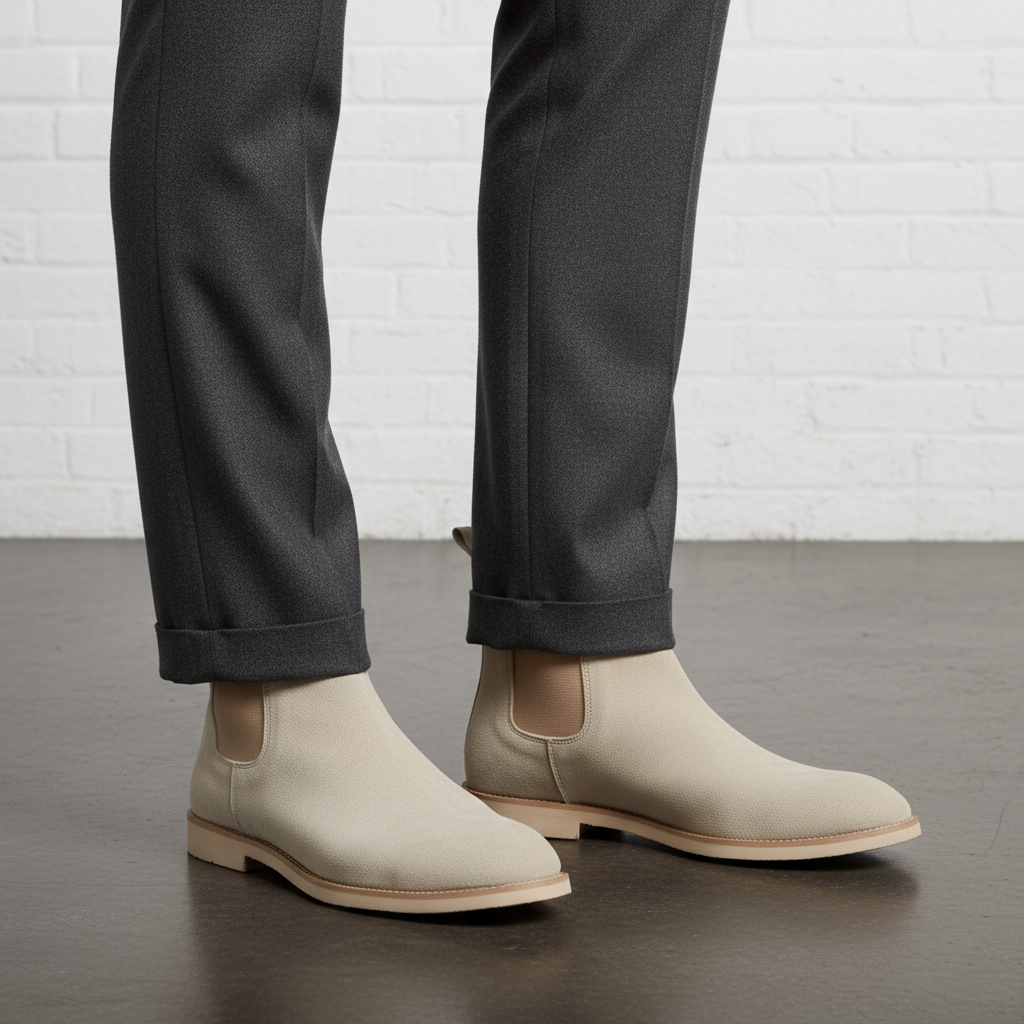 Herren Chelsea Boots – Lässige Slip-On Schuhe