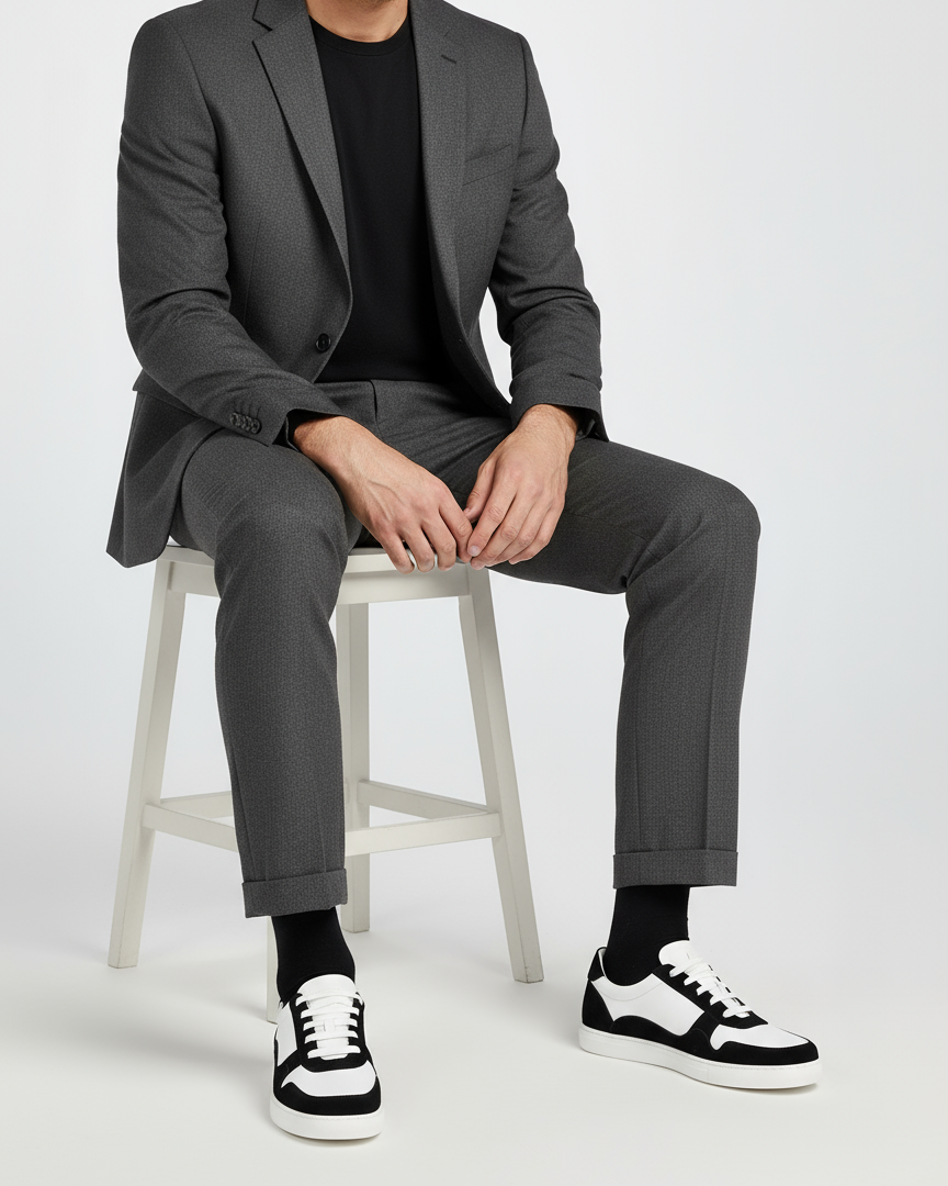 Herren Sneakers – Stilvolle Lässige Schnürschuhe