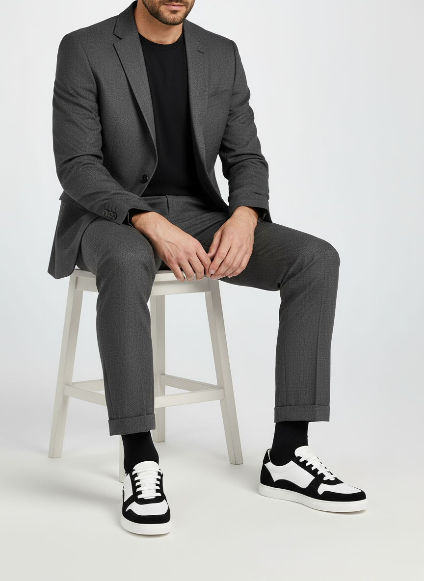 Herren Sneakers – Stilvolle Lässige Schnürschuhe