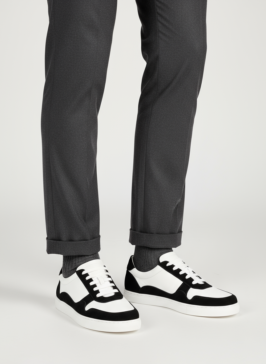 Herren Sneakers – Stilvolle Lässige Schnürschuhe