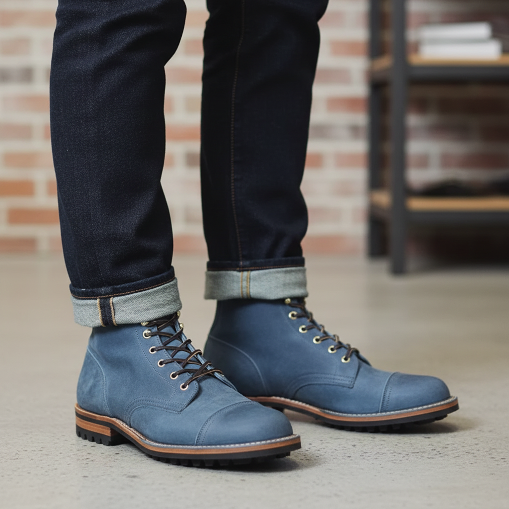 Herren Schnürboots – Robuste und Bequeme Outdoor-Schuhe