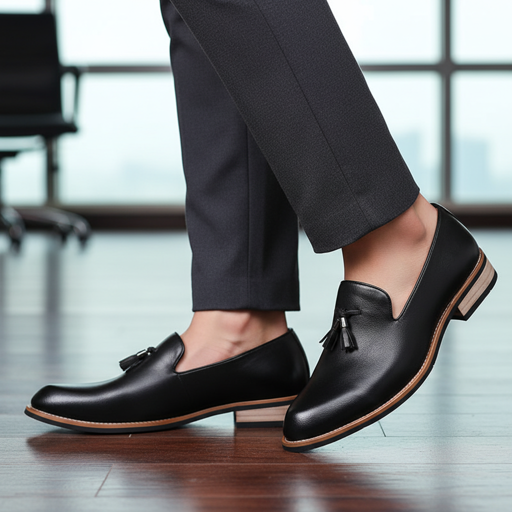 Herren Tassel Loafers – Elegante Formelle Slip-On Schuhe